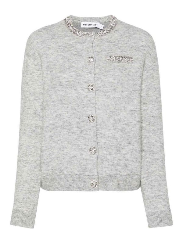 Self Portrait Cardigan - Gris