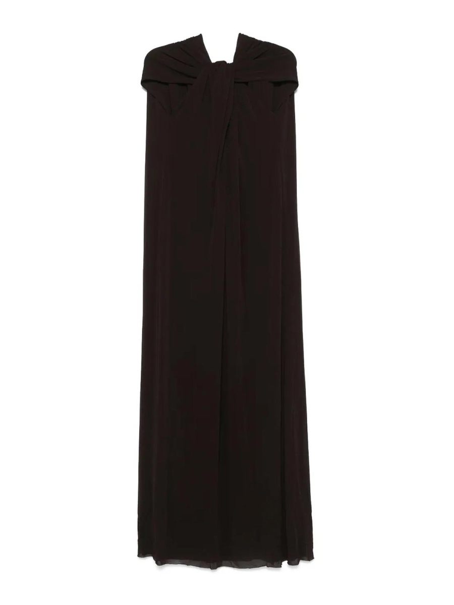 Jil Sander Maxi Robe - Marron