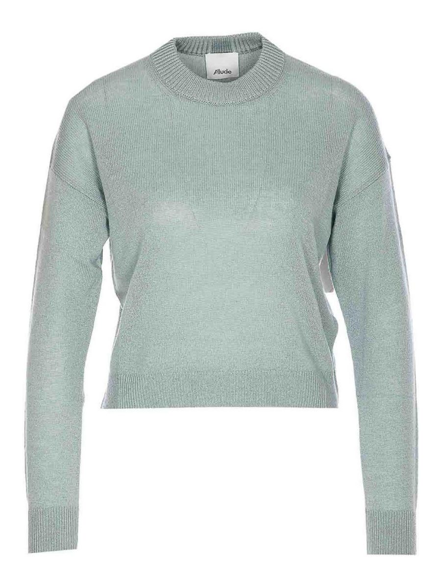 Allude Pull Col Rond - Vert