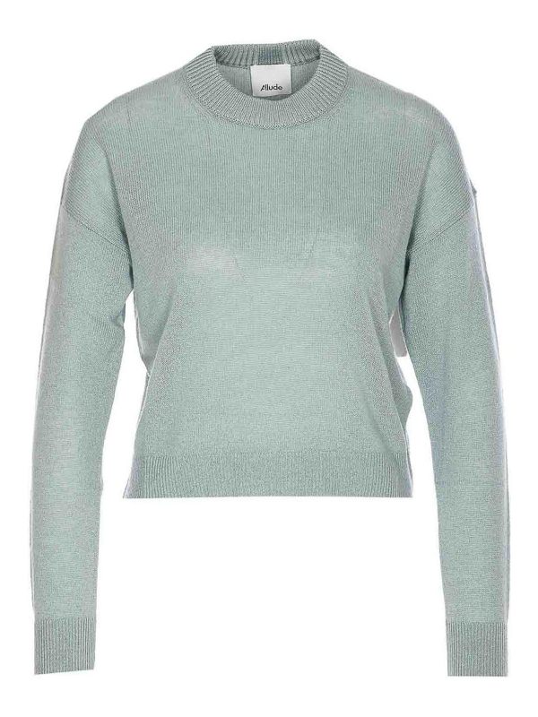 Allude Pull Col Rond - Vert