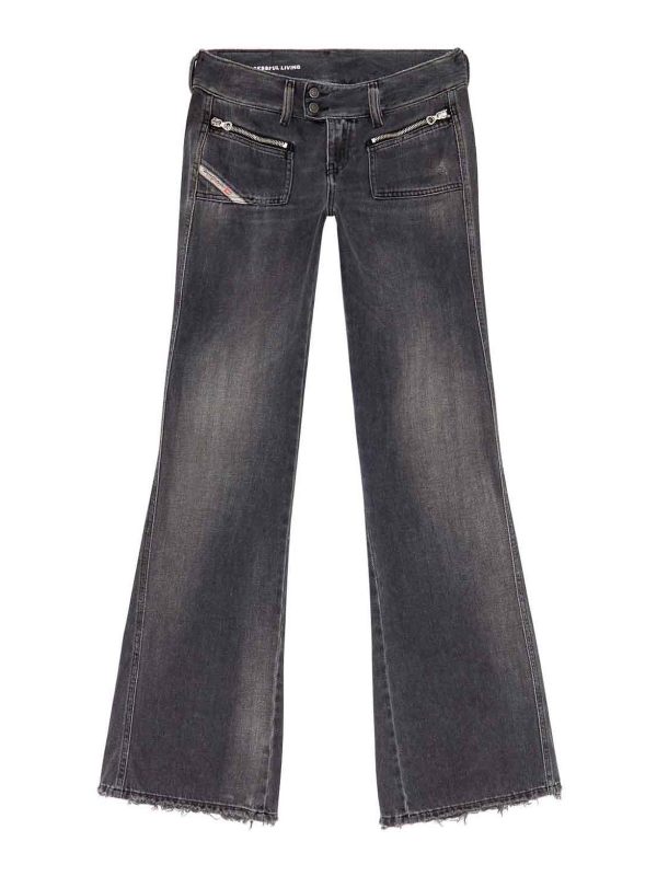 Diesel Jean Droit - Noir