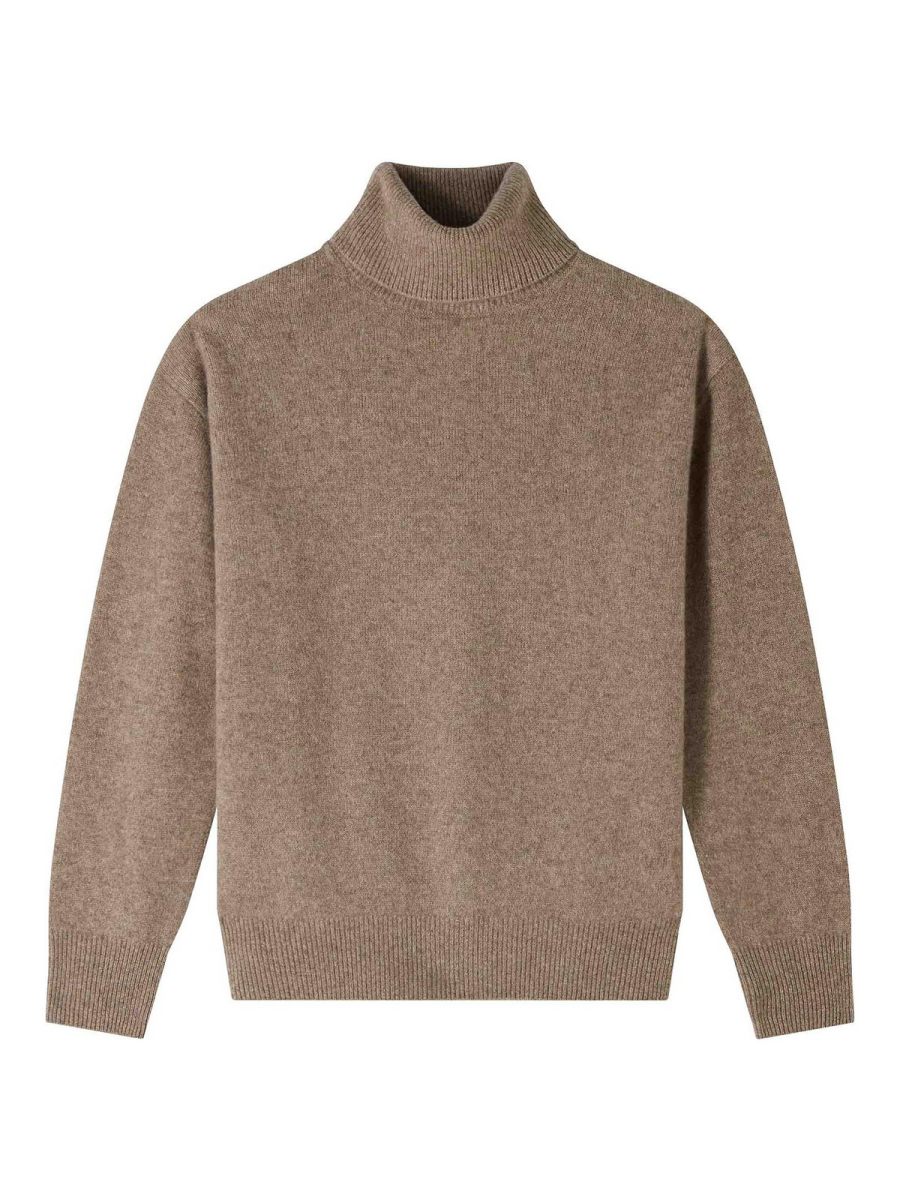 A. P.C. Pull Col Roulé - Beige