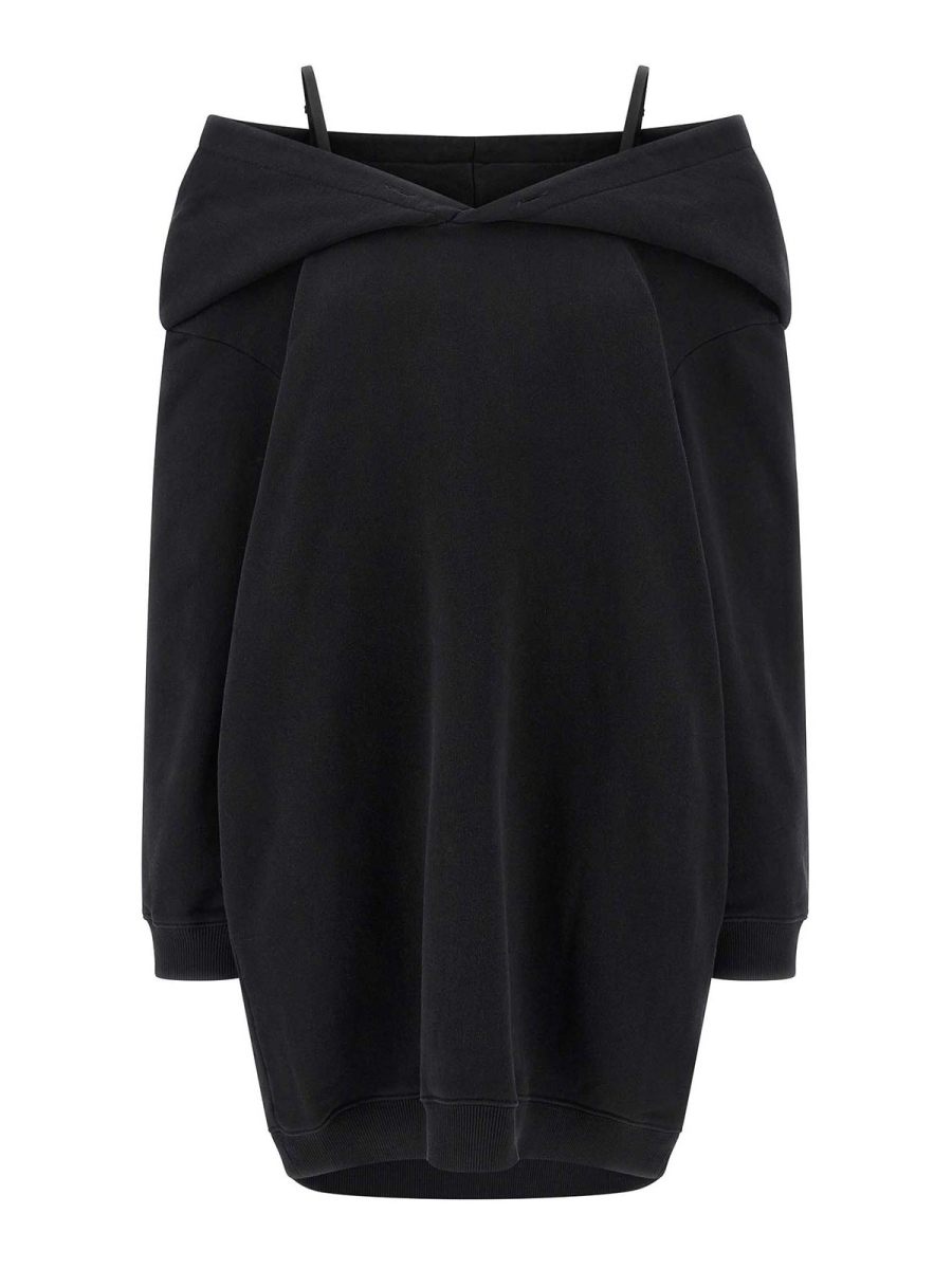 MM6 Maison Margiela Robe Au Genou - Noir