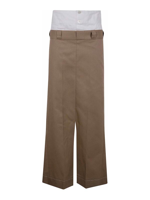 Maison Margiela Jupe Longue - Marron