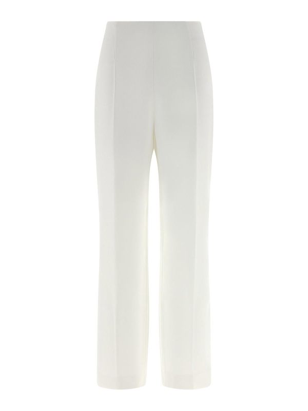 Alberta Ferretti Pantalons Décontractés - Blanc