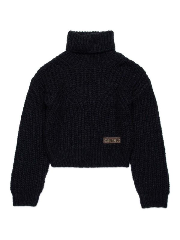 Dsquared2 Pull Col Bateau - Noir