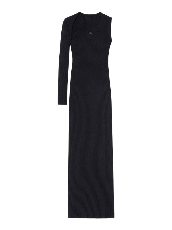 Courreges Maxi Robe - Noir