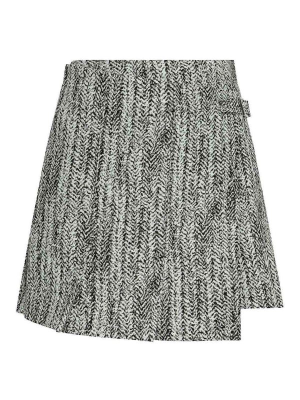 Ganni Mini Jupe - Bleu