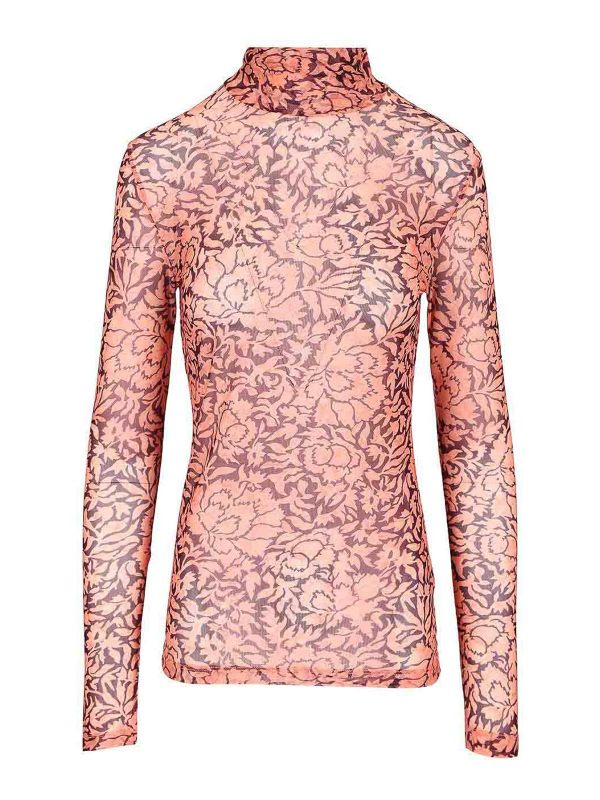 Dries Van Noten Pull Col Rond - Multicolore