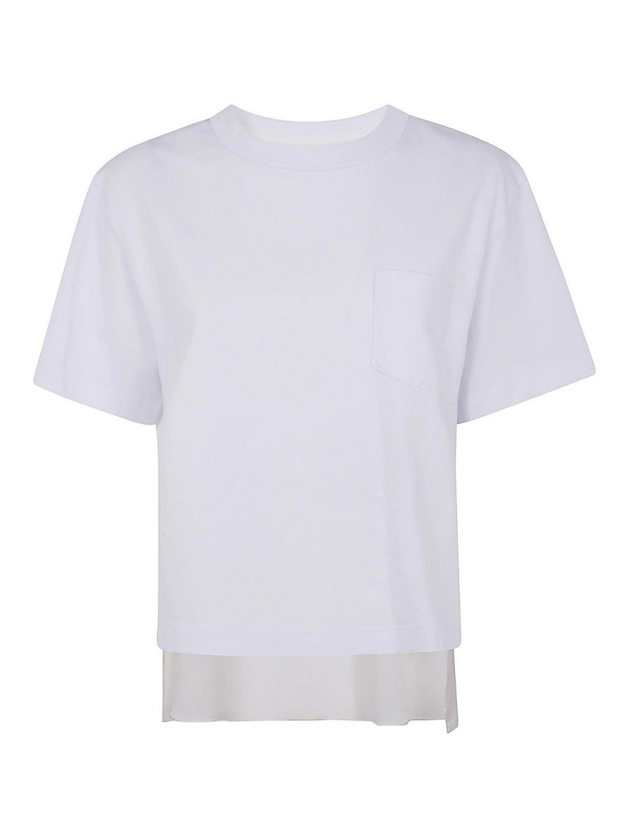 Sacai T-Shirt - Blanc