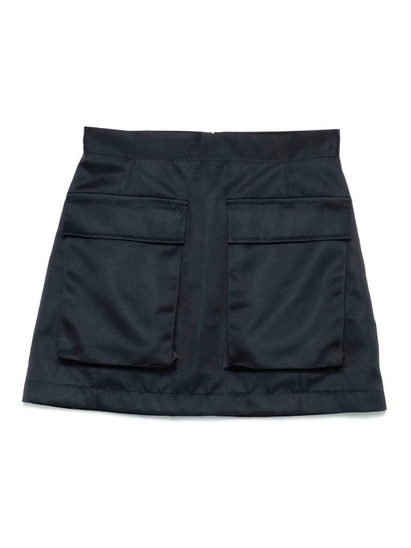 Plan C Jupe Midi - Bleu Foncé