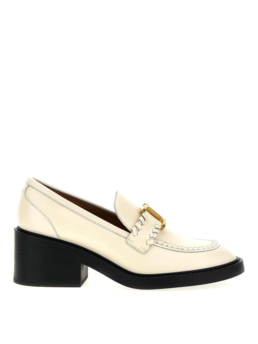 Chloe' Mocassins - Blanc