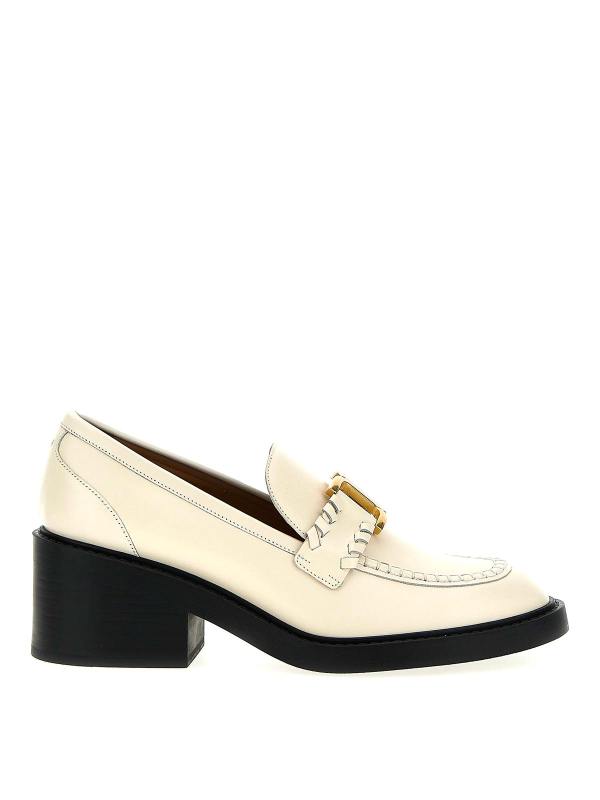Chloe' Mocassins - Blanc