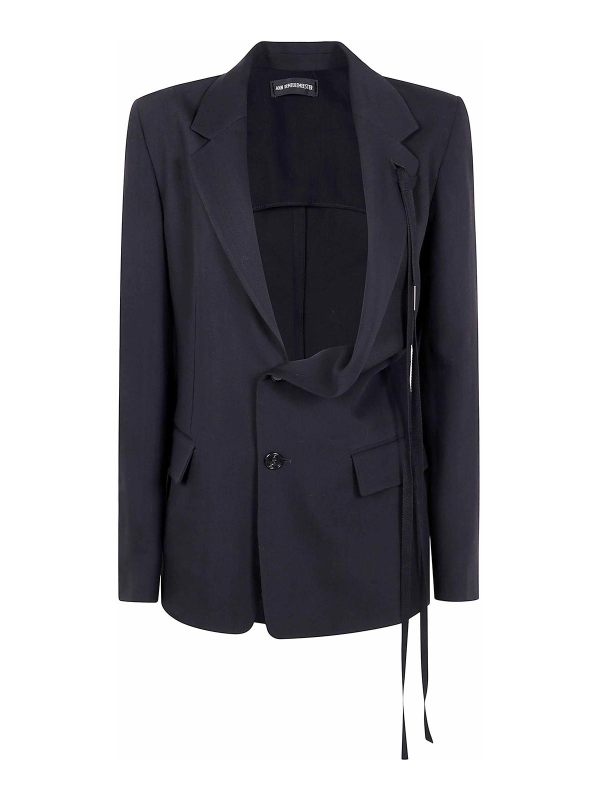 Ann Demeulemeester Veste Casual - Noir