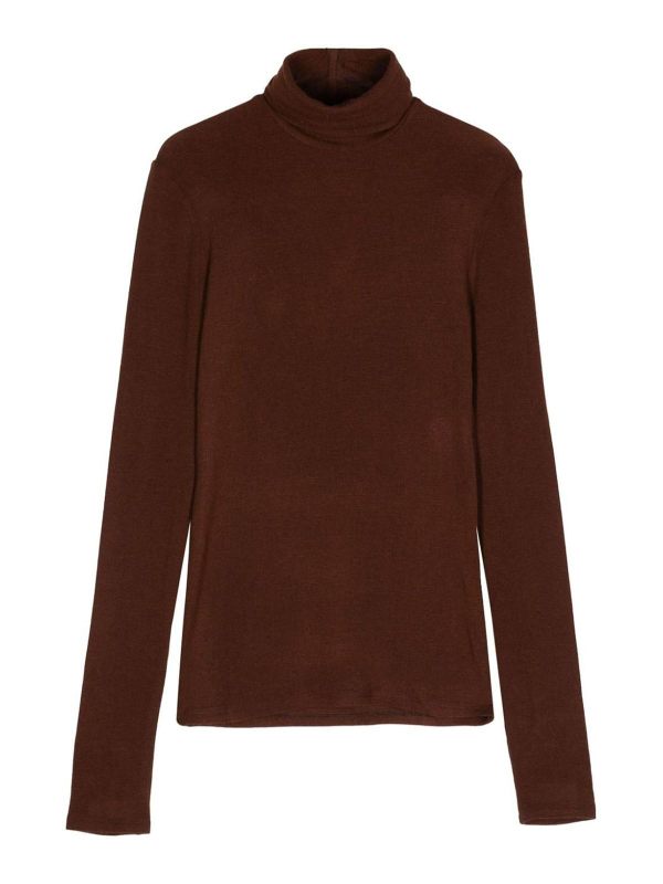 Alysi Pull Col Roulé - Marron