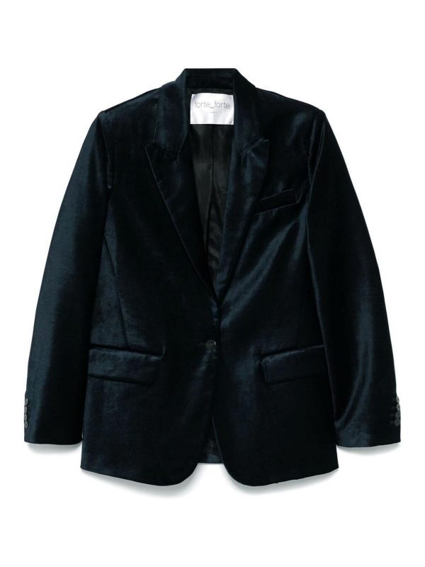 Forte Forte Veste Casual - Bleu