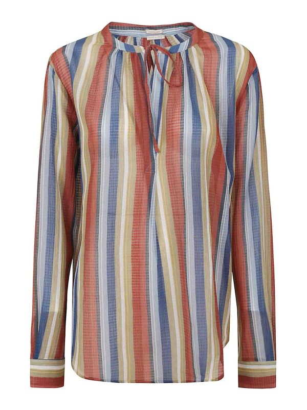 Massimo Alba Chemise - Bordeaux