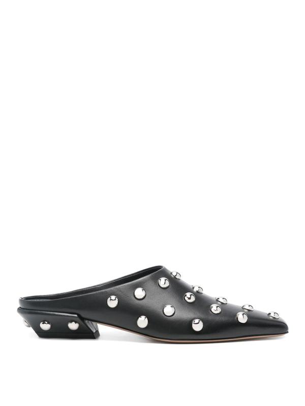 Paris Texas Mules - Noir