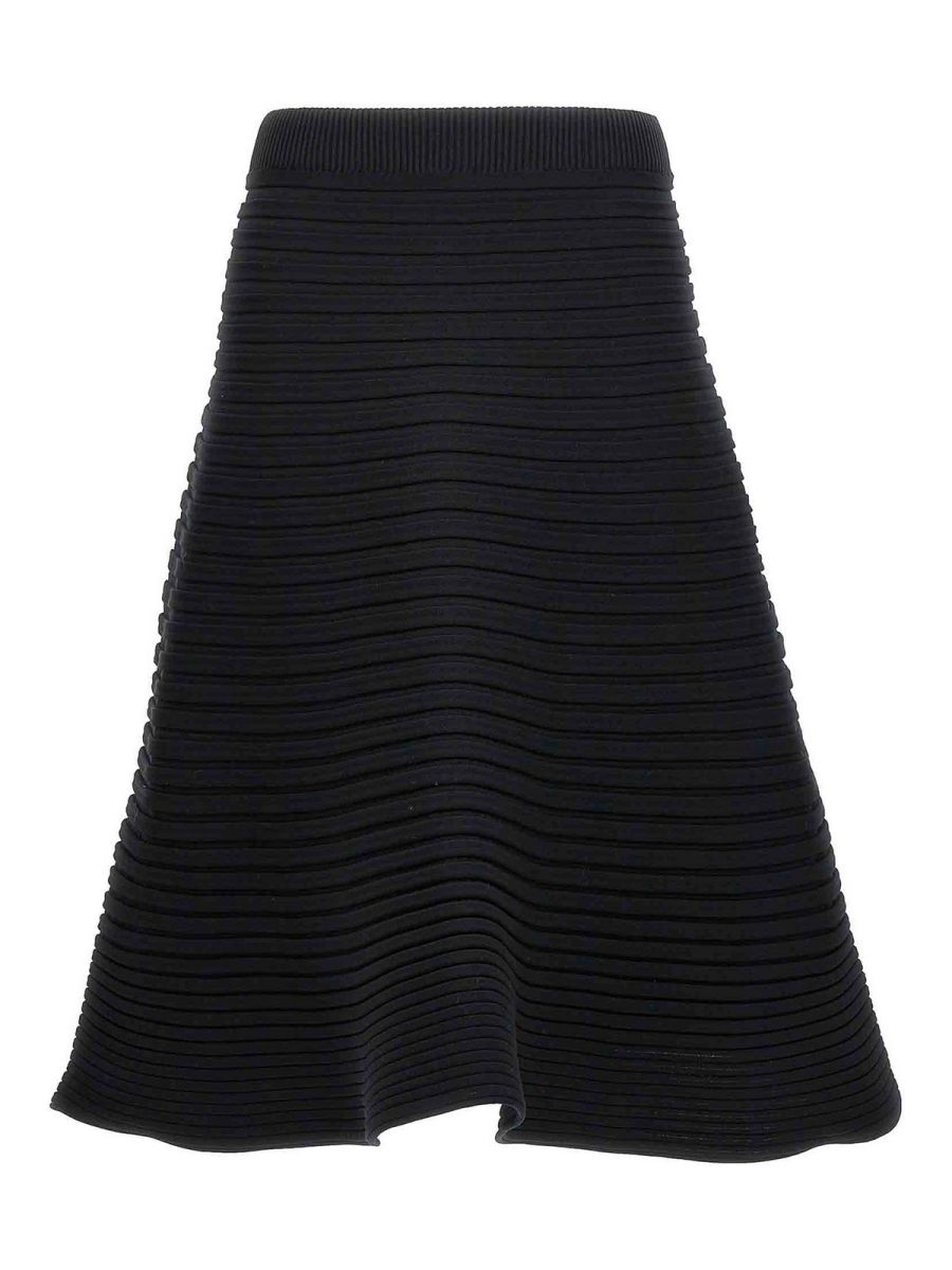 Pleats Please Issey Miyake Jupe Midi - Noir