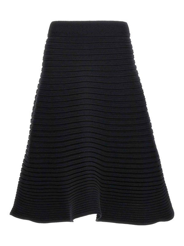 Pleats Please Issey Miyake Jupe Midi - Noir