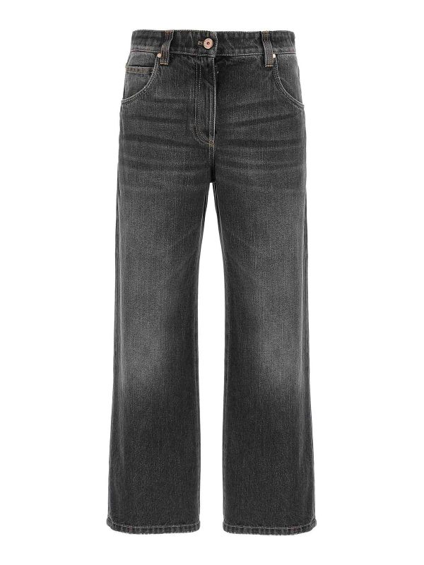 Brunello Cucinelli Jean Bootcut - Gris
