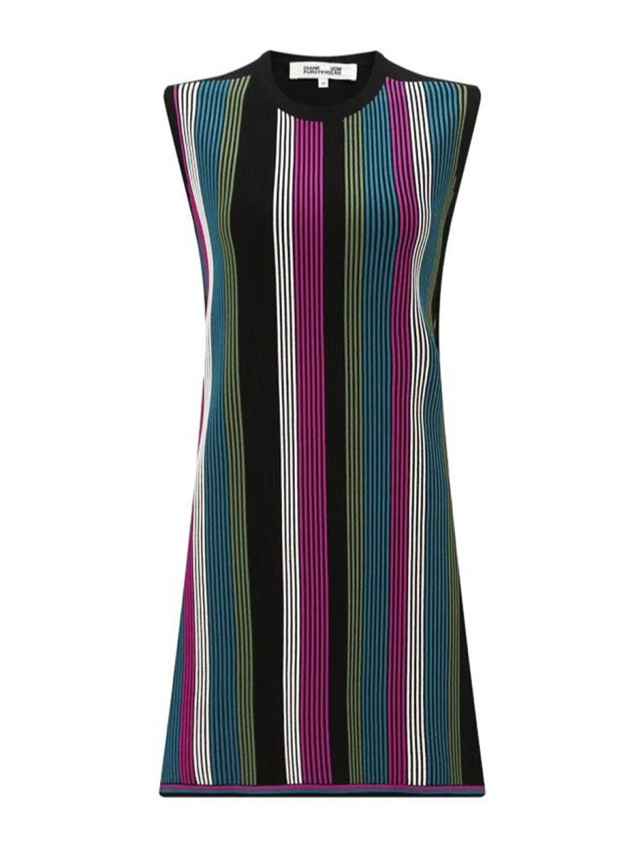 Diane Von Furstenberg Robe Au Genou - Multicolore