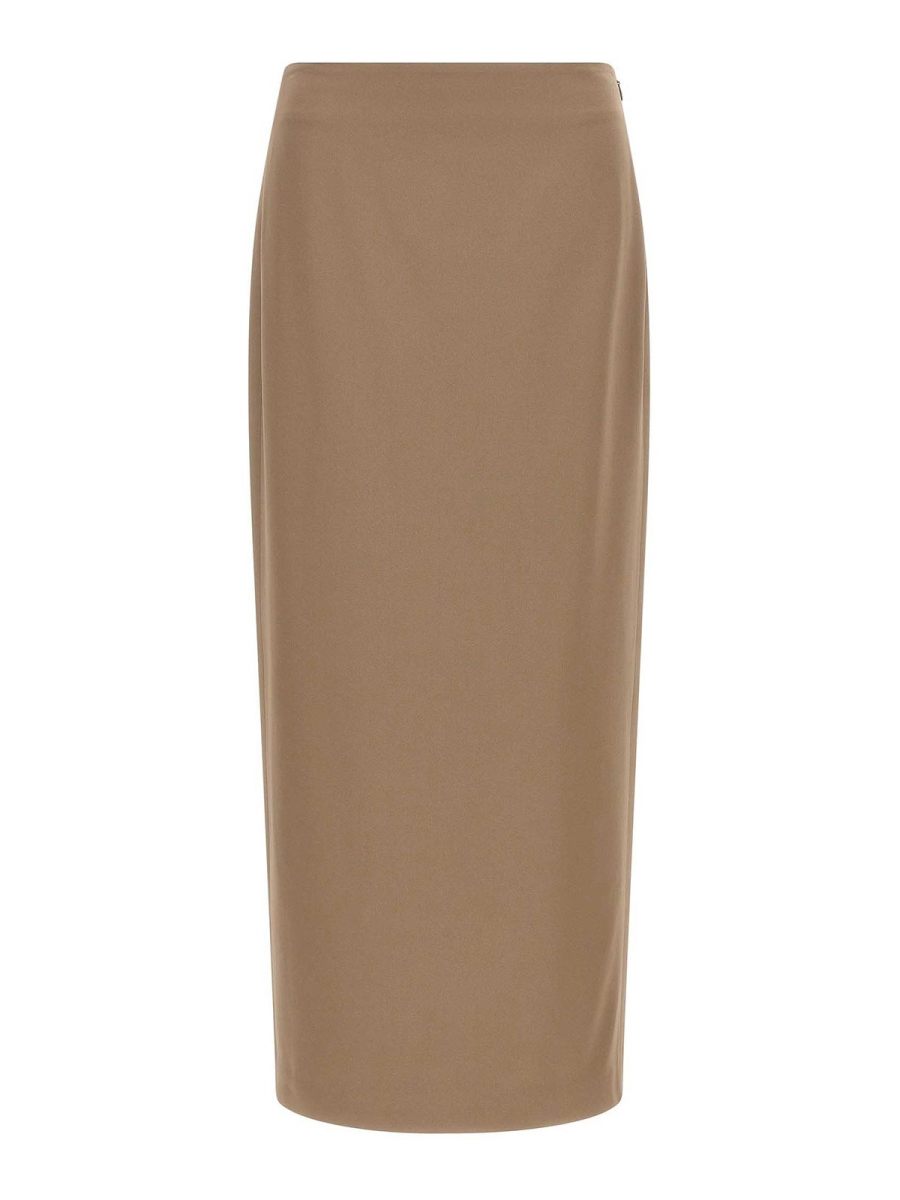 Brunello Cucinelli Jupe Longue - Beige