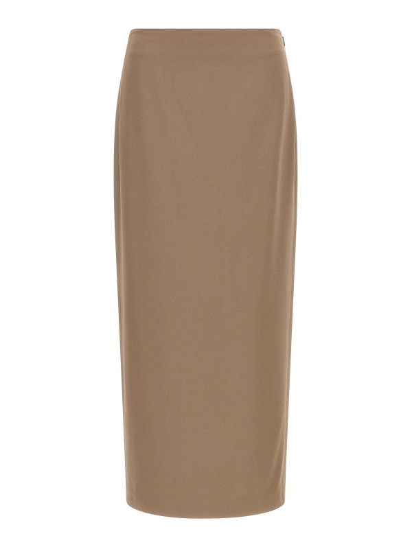 Brunello Cucinelli Jupe Longue - Beige