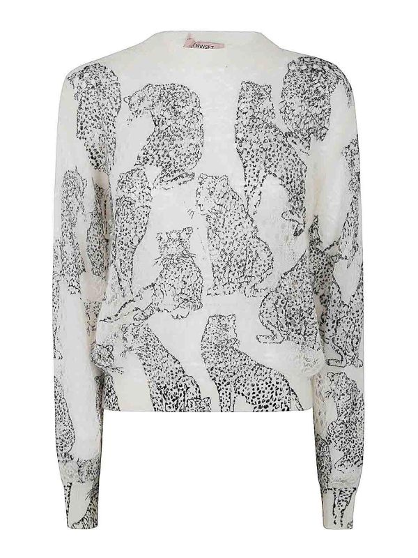 Twinset Pull Col Rond - Noir