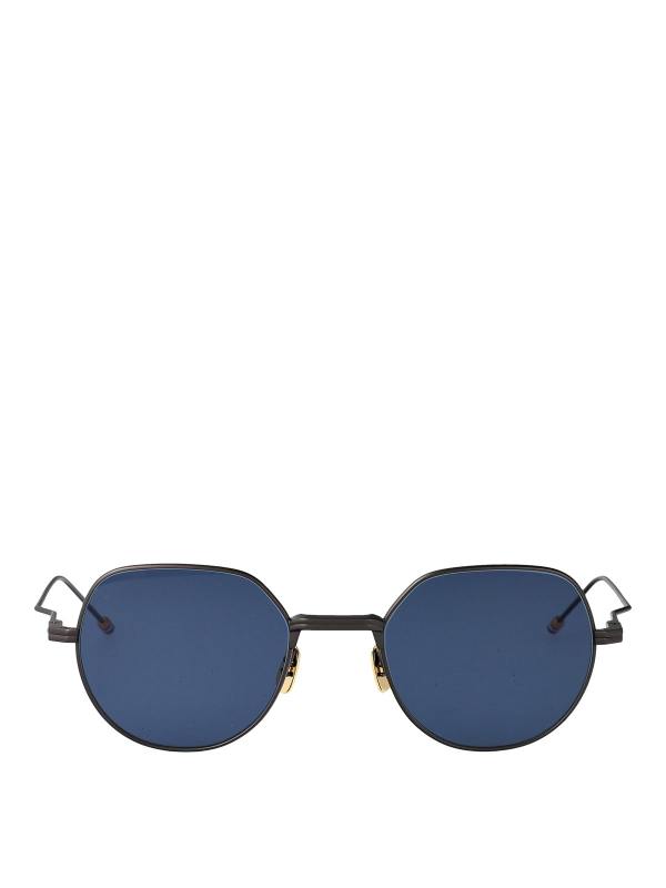Thom Browne Lunettes De Soleil - Noir