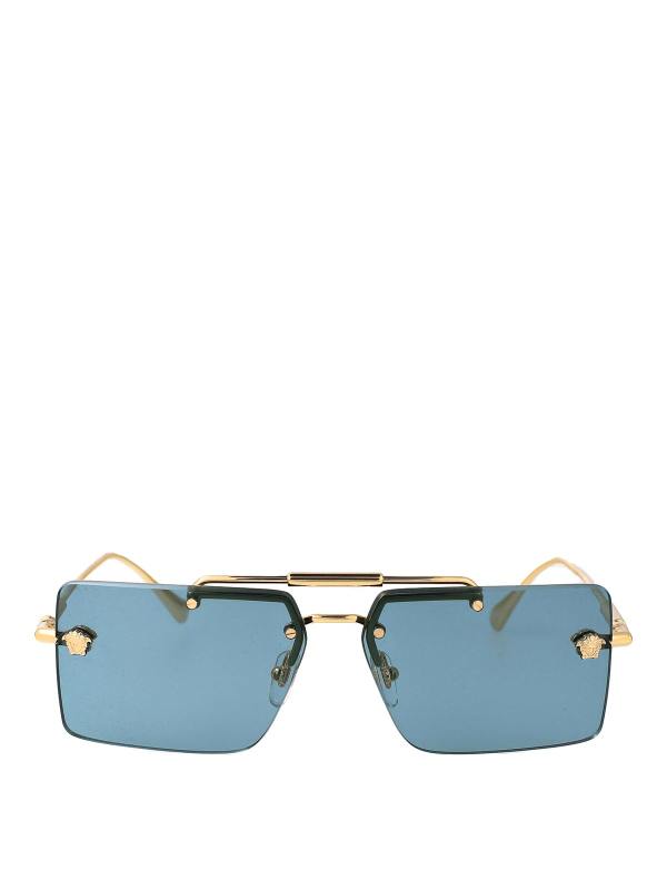 Versace Lunettes De Soleil - Or