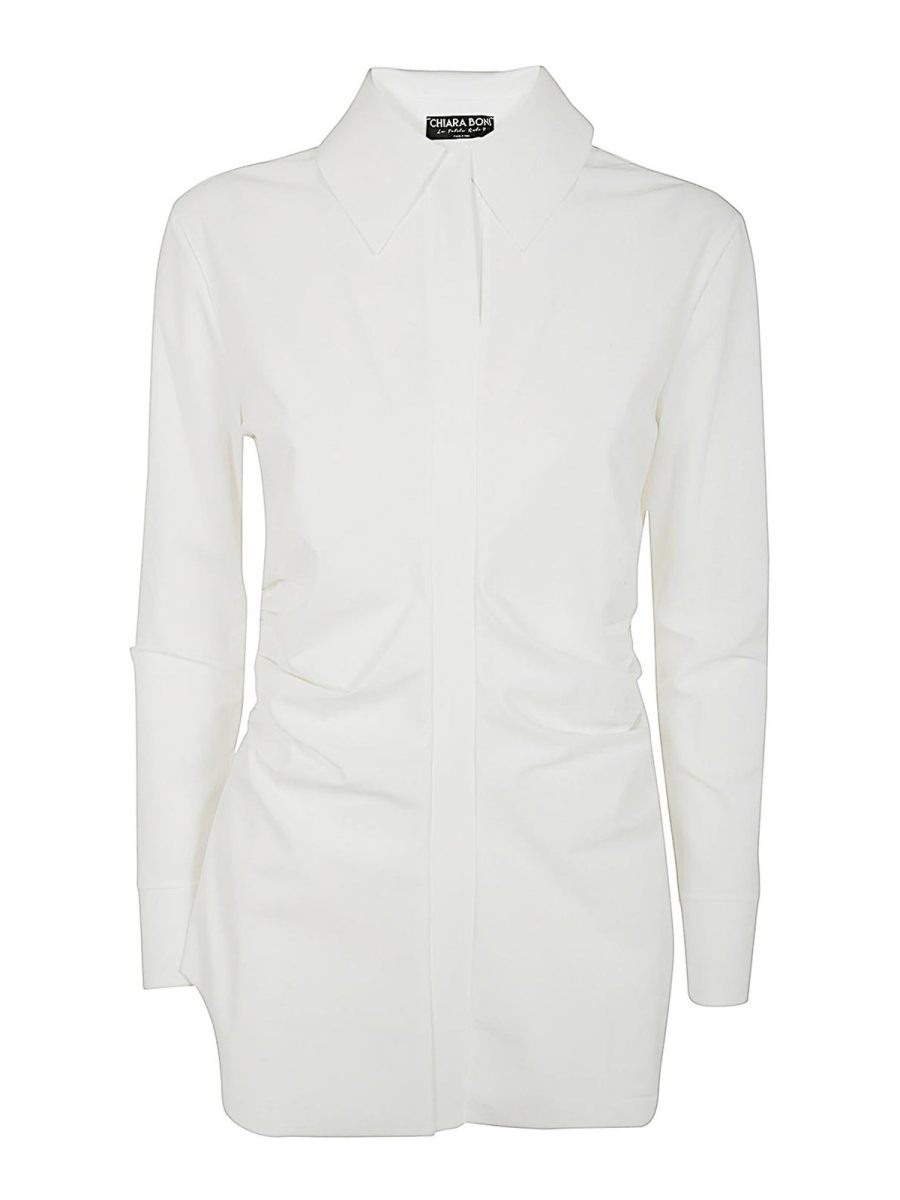 Chiara Boni La Petite Robe Chemise - Blanc