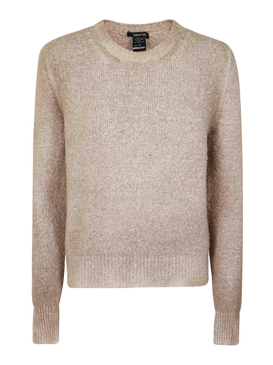 Avant Toi Pull Col Rond - Gris