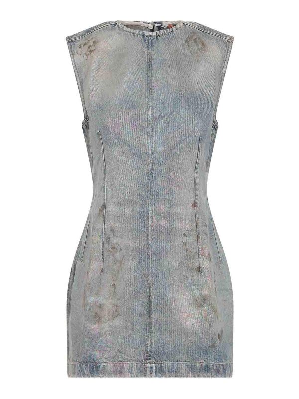 Acne Studios Robe Courte - Foncé Délavé