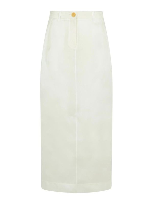 Khaite Jupe Midi - Blanc