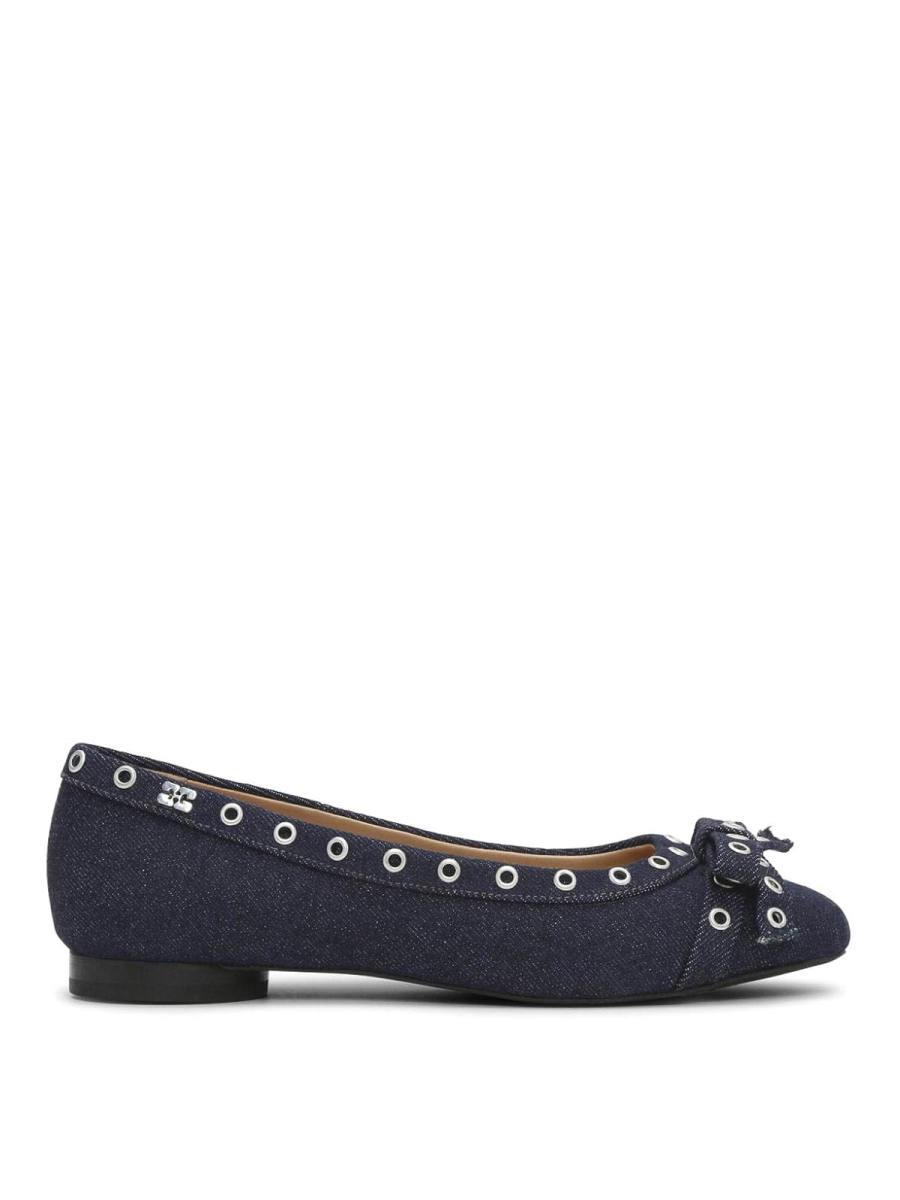 Ganni Ballerines - Bleu