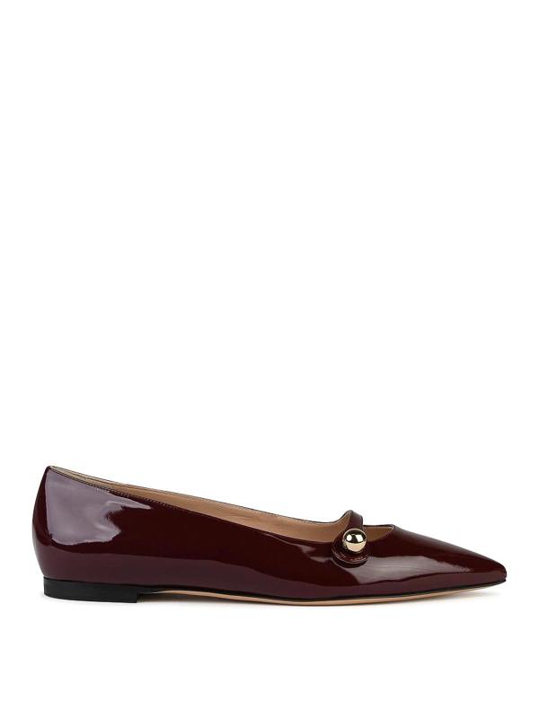 Casadei Ballerines - Rouge Brun