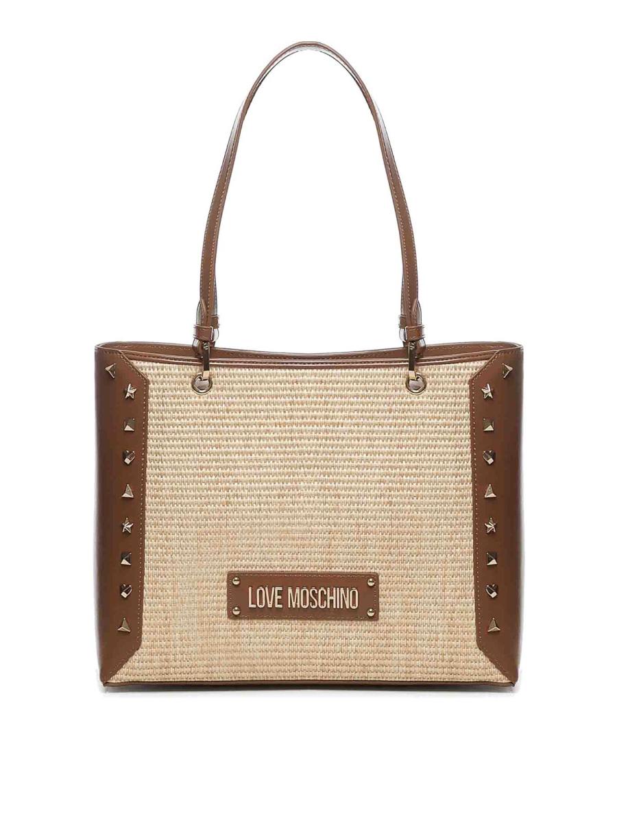 Love Moschino Sac Cabas - Beig