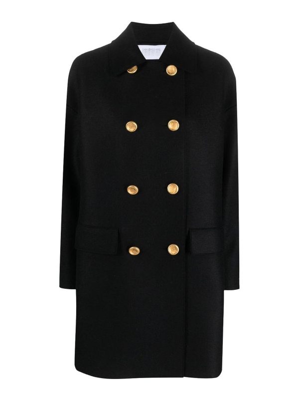 Harris Wharf London Manteau Court - Noir