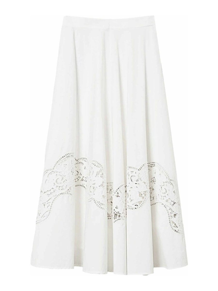 Twinset Jupe Longue - Crème
