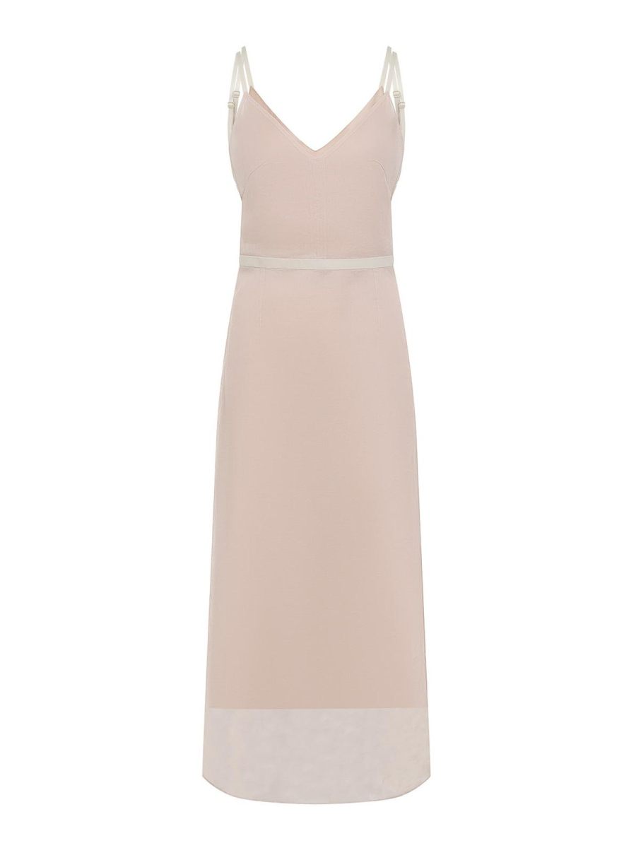 Carven Maxi Robe - Couleur Chair