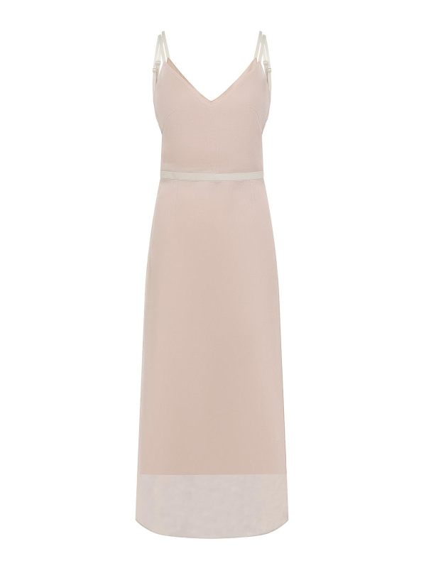 Carven Maxi Robe - Couleur Chair