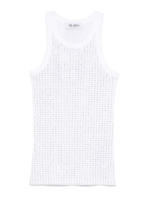 The Attico Top - Blanc