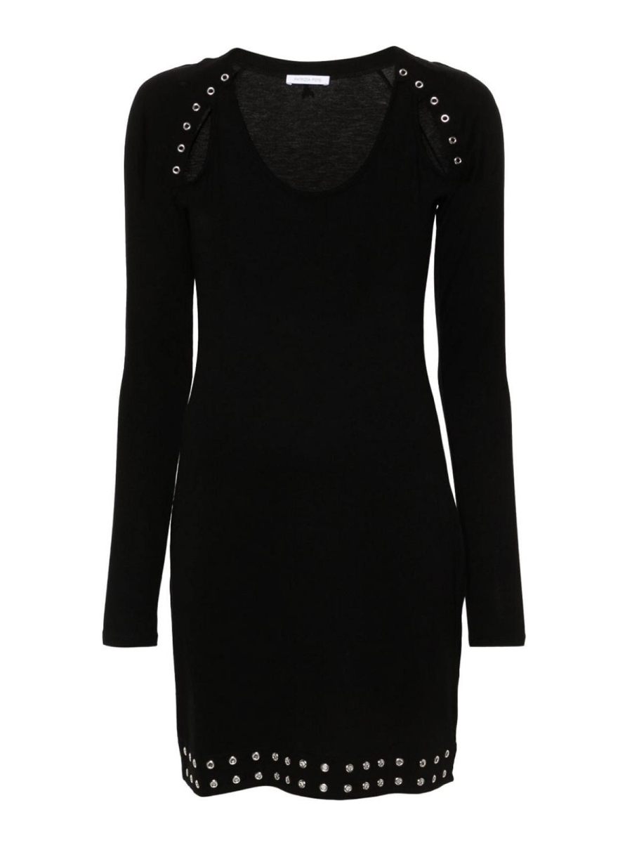 Patrizia Pepe Robe Au Genou - Noir