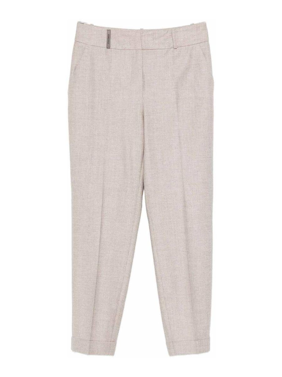 Peserico Pantalons Décontractés - Beige