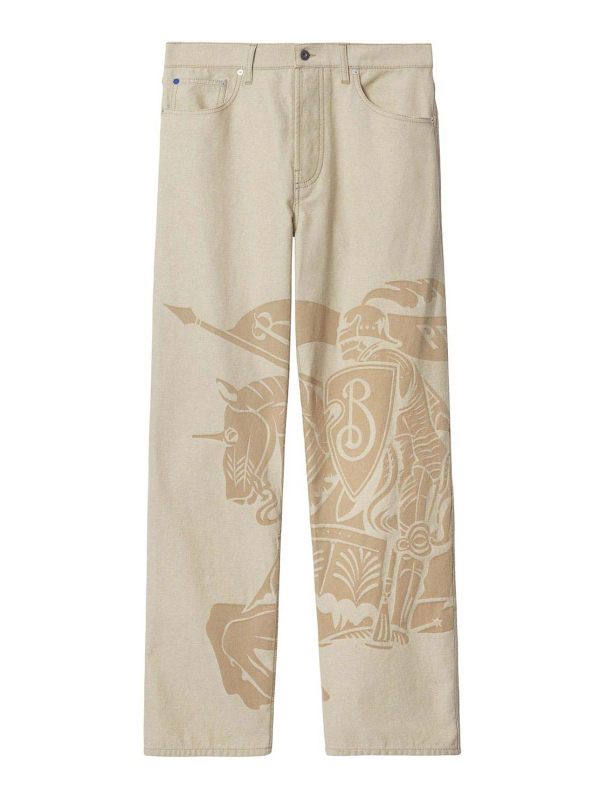 Burberry Pantalons Décontractés - Beige