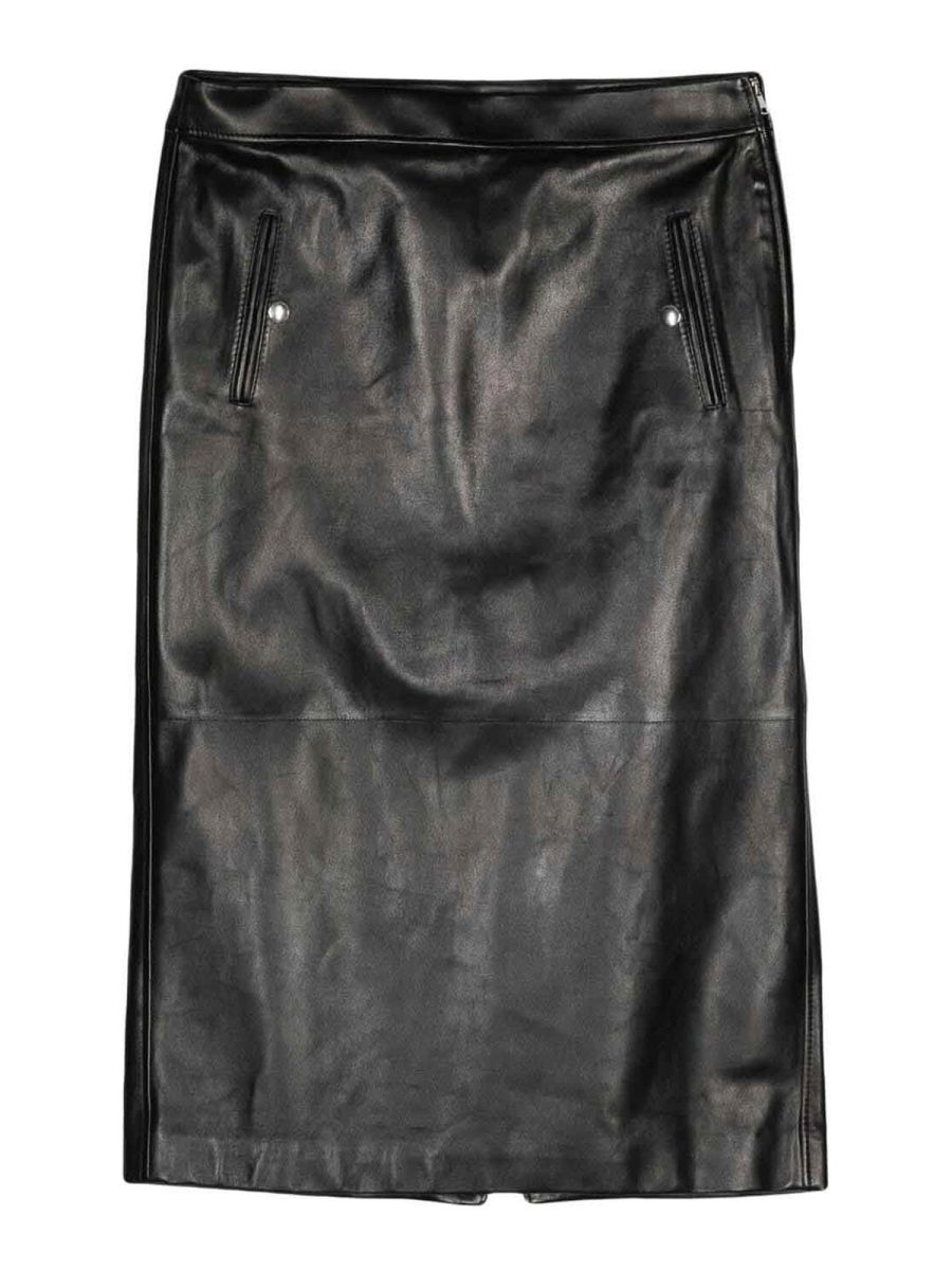 Alexander Mcqueen Jupe Midi - Noir