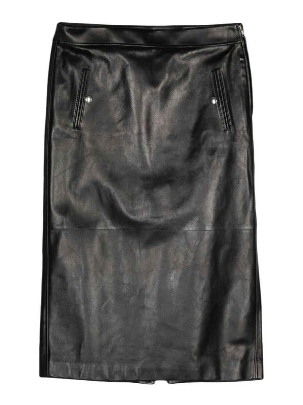 Alexander Mcqueen Jupe Midi - Noir