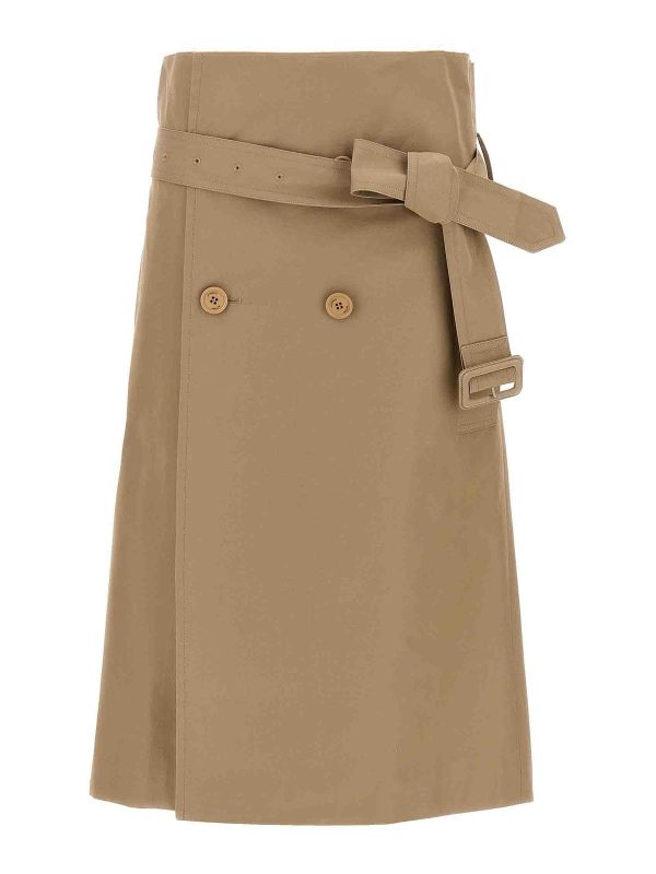 Vetements Jupe Midi - Beige