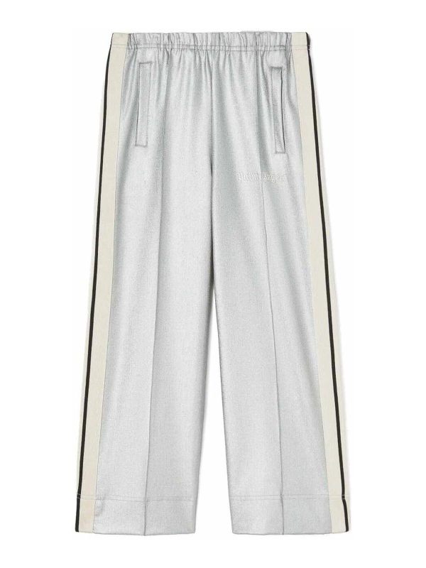 Palm Angels Pantalons Décontractés - Blanc